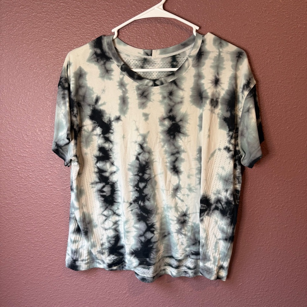 Lululemon Athletica Monochrome Tie-Dye Tee
